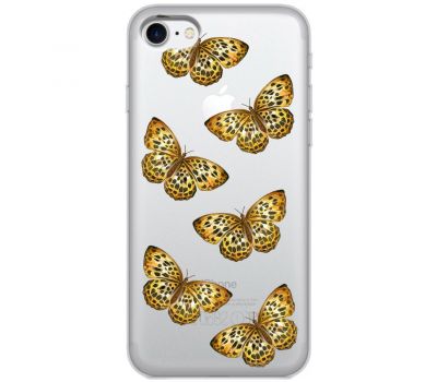 Чохол для iPhone 7 / 8 / SE MixCase Леопард метелика