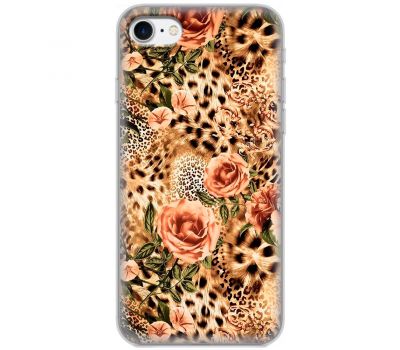 Чохол для iPhone 7 / 8 / SE MixCase Леопард троянди