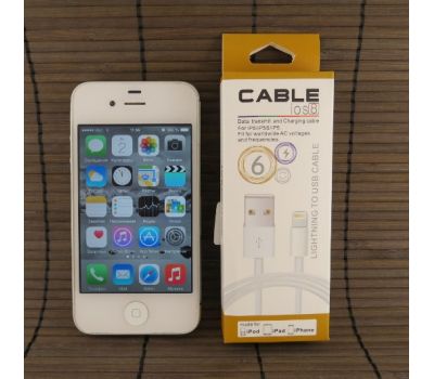 Data-cable USB iPhone 5/6 ios7/8 (paper box)