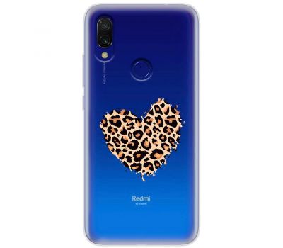 Чохол для Xiaomi Redmi 7 MixCase Леопард серце