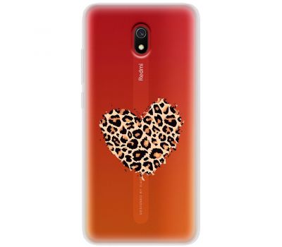 Чохол для Xiaomi Redmi 8A MixCase Леопард серце