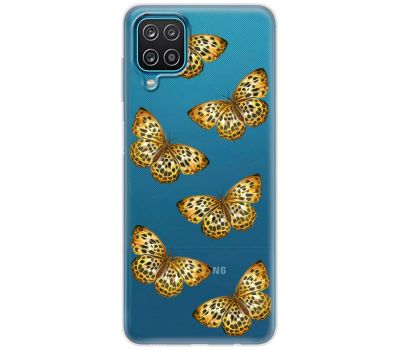 Чохол для Samsung Galaxy A12 / M12 MixCase Леопард метелика