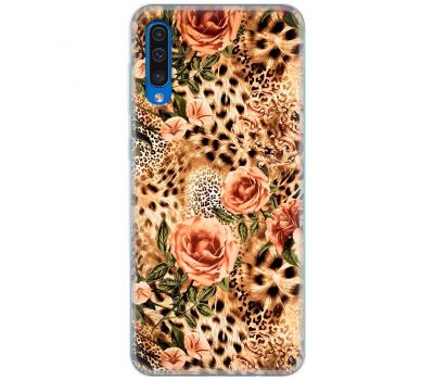 Чохол для Samsung Galaxy A50/A50s/A30s MixCase Леопард троянди
