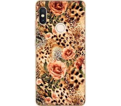 Чохол для Xiaomi Redmi Note 5 MixCase Леопард троянди