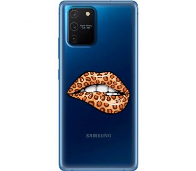 Чохол для Samsung Galaxy S10 Lite (G770) / A91 MixCase Леопард губи