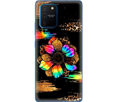 Чохол для Samsung Galaxy S10 Lite (G770) / A91 MixCase Леопард райдужна квітка