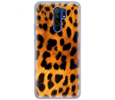 Чохол для Xiaomi Redmi 9 MixCase Леопард вовна