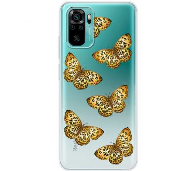 Чохол для Xiaomi Redmi Note 10 / 10s MixCase Леопард метелика