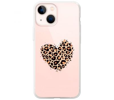 Чохол для iPhone 13 MixCase Леопард серце