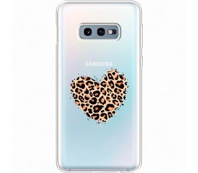 Чохол Samsung Galaxy S10e (G970) MixCase Леопард серце