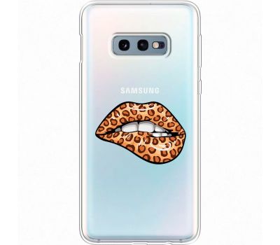 Чохол Samsung Galaxy S10e (G970) MixCase Леопард губи