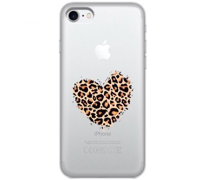 Чохол для iPhone 7/8/SE MixCase Леопард серце