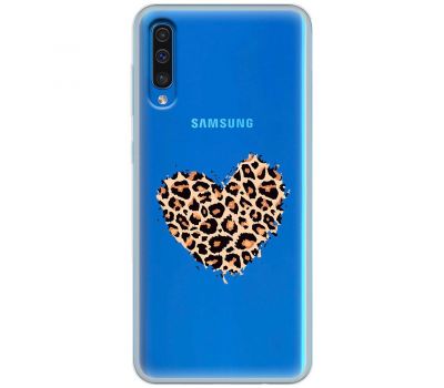 Чохол для Samsung Galaxy A50/A50s/A30s MixCase Леопард серце