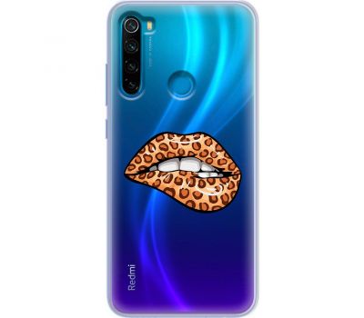 Чохол для Xiaomi Redmi Note 8 MixCase Леопард губи