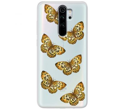 Чохол для Xiaomi Redmi Note 8 Pro MixCase Леопард метелика