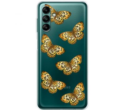 Чохол для Samsung Galaxy A04S (A047) MixCase Леопард метелика