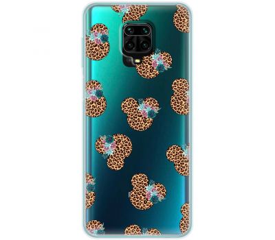 Чохол для Xiaomi Redmi Note 9S/9 Pro MixCase Леопард Мінні Маус