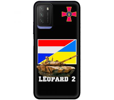 Чохол для Xiaomi Poco M3 MixCase техніка Leopard 2