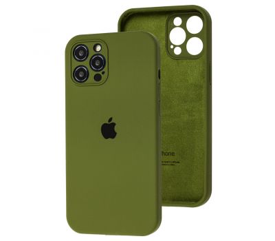 Чохол для iPhone 12 Pro Max Square Full camera army green