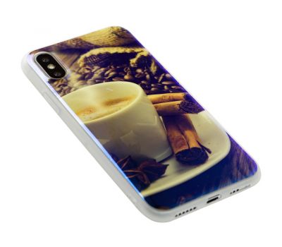 Чохол для iPhone X/XS перламутрова кава 3102040