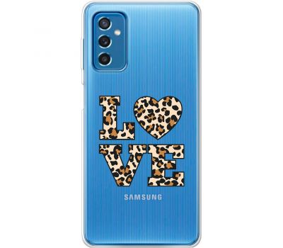 Чохол для Samsung Galaxy M52 (M526) MixCase Леопард love