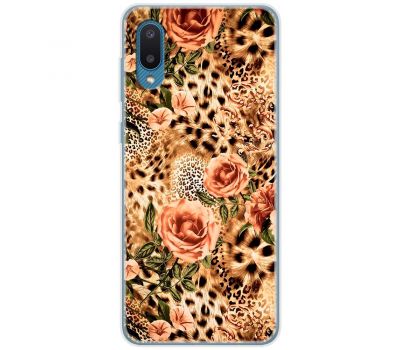 Чохол для Samsung Galaxy A02 (A022) MixCase Леопард троянди