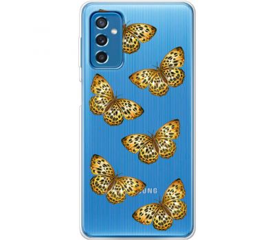 Чохол для Samsung Galaxy M52 (M526) MixCase Леопард метелика