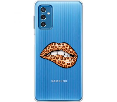 Чохол для Samsung Galaxy M52 (M526) MixCase Леопард губи