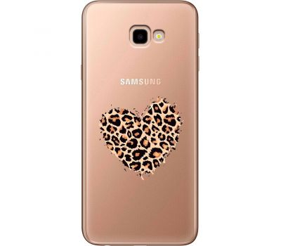 Чохол для Samsung Galaxy J4+ 2018 (J415) MixCase Леопард серце