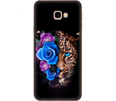 Чохол для Samsung Galaxy J4+ 2018 (J415) MixCase Леопард у квітах