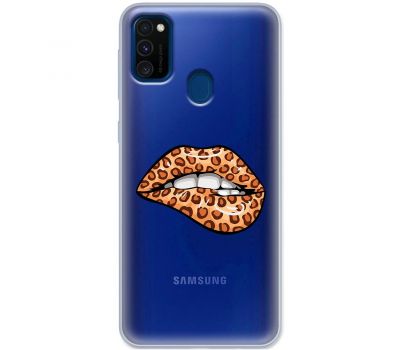 Чохол Samsung Galaxy M21 / M30s MixCase Леопард губи