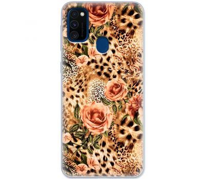 Чохол для Samsung Galaxy M21 / M30s MixCase Леопард троянди