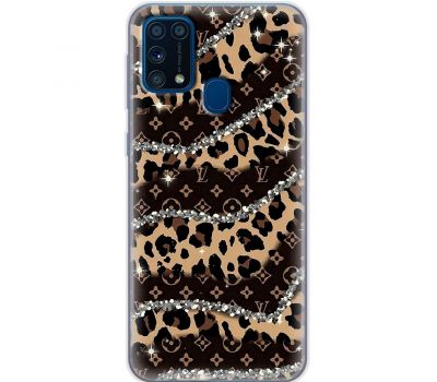 Чохол для Samsung Galaxy M31 (M315) MixCase Леопард Louis Vuitton