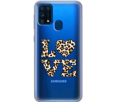 Чохол для Samsung Galaxy M31 (M315) MixCase Леопард love
