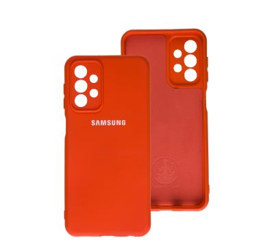 Чохол для Samsung Galaxy A23 Silicone Full camera червоний