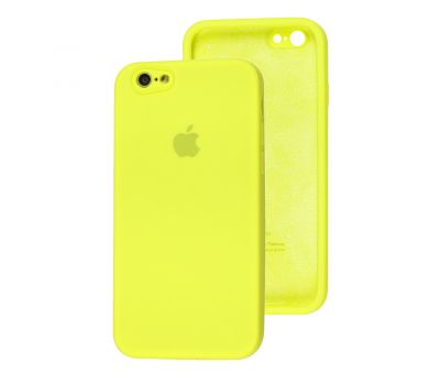 Чохол для iPhone 6/6s Silicone Full camera жовтий / bright yellow