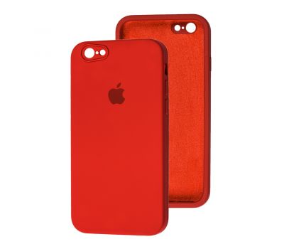 Чохол для iPhone 6 / 6s Silicone Full camera червоний / camellia
