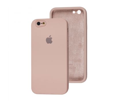 Чохол для iPhone 6/6s Silicone Full camera рожевий / pink sand