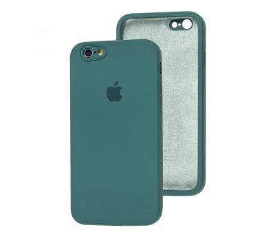 Чохол для iPhone 6/6s Silicone Full camera зелений / pine green