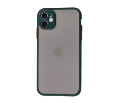 Чохол для iPhone 11 LikGus Totu camera protect оливковий