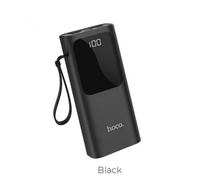 Зовнішній акумулятор PowerBank Hoco J41 Treasure Mobile 10000 mAh black