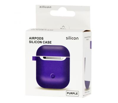 Чохол для Airpods Slim з фіолетовим карабіном. 3109409