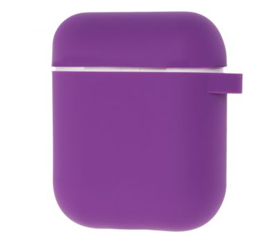 Чохол для Airpods Slim з фіолетовим карабіном. 3109408
