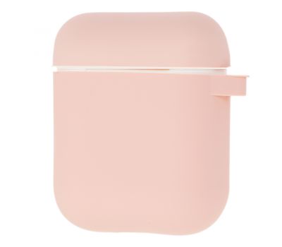 Чохол для Airpods Slim з карабіном рожевий пісок 3109367