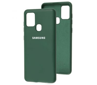 Чохол для Samsung Galaxy A21s (A217) Silicone Full зелений