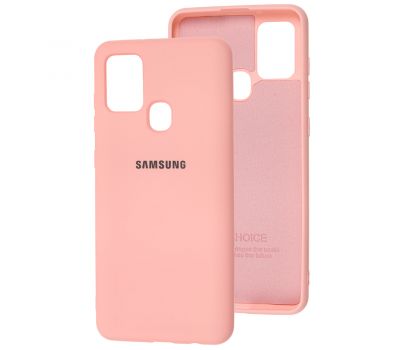 Чохол для Samsung Galaxy A21s (A217) Silicone Full світло-рожевий