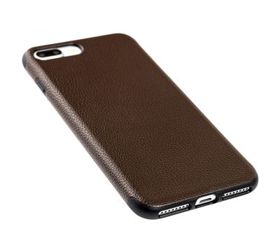 Чохол для iPhone 7 Plus / 8 Plus Grainy Leather коричневий 3111712