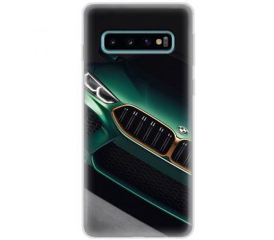 Чохол для Samsung Galaxy S10 (G973) MixCase авто бмв зелений