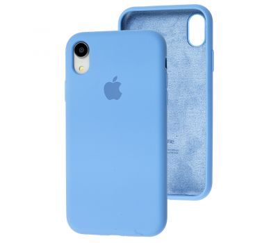 Чохол для iPhone Xr Silicone Full блакитний / cornflower