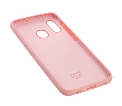 Чохол для Samsung Galaxy A20/A30 Silicone Full світло-рожевий 3111369